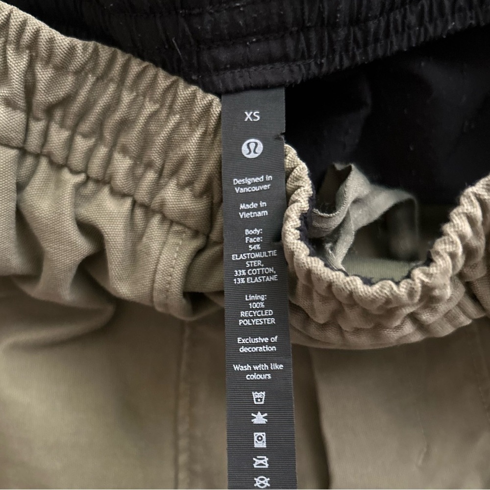 Lululemon Mens Utilitech Pull-On Classic-Fit Pant in Carob Brown Green Sz XS - Picture 8 of 8